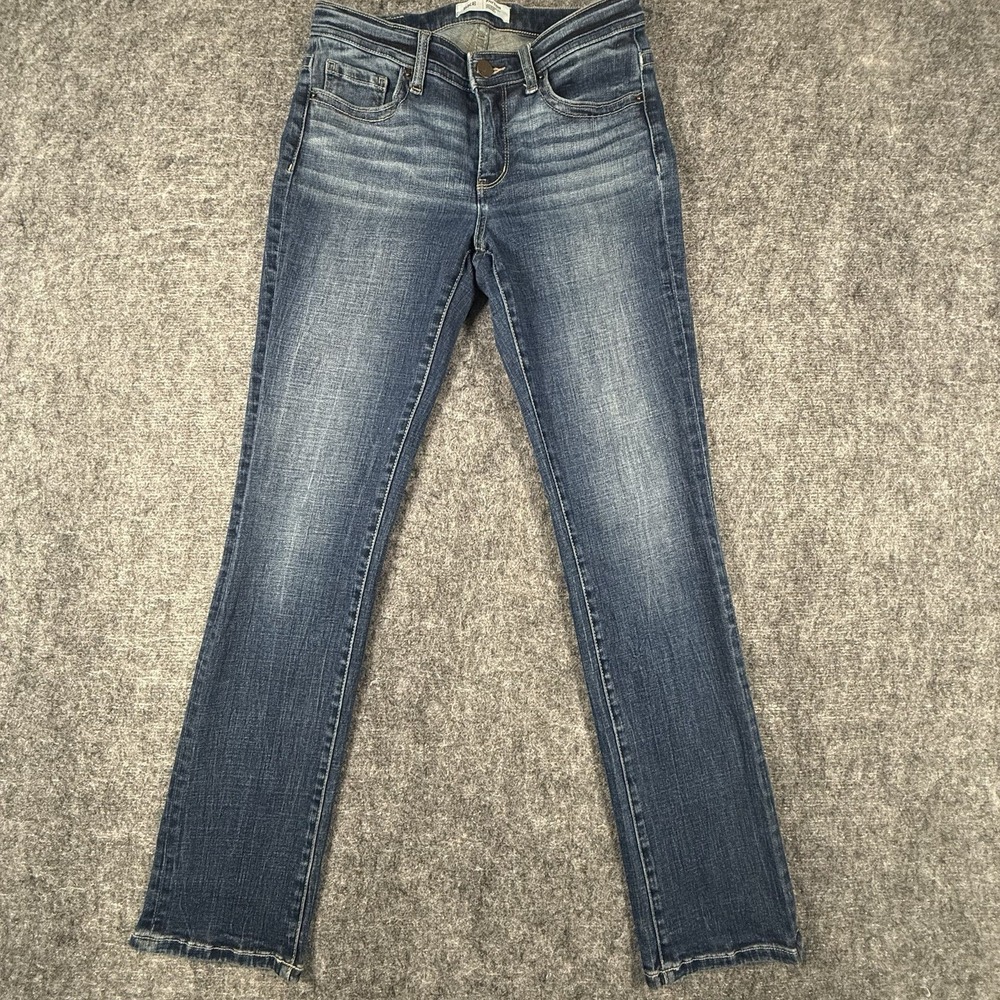 BKE Buckle Payton Mid Rise Straight Stretch Medium Blue Jeans, Size 26